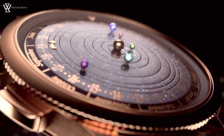 Đồng hồ Midnight Planetarium, một kiệt tác thiên văn trong top 10 đồng hồ nam đẹp nhất thế giới