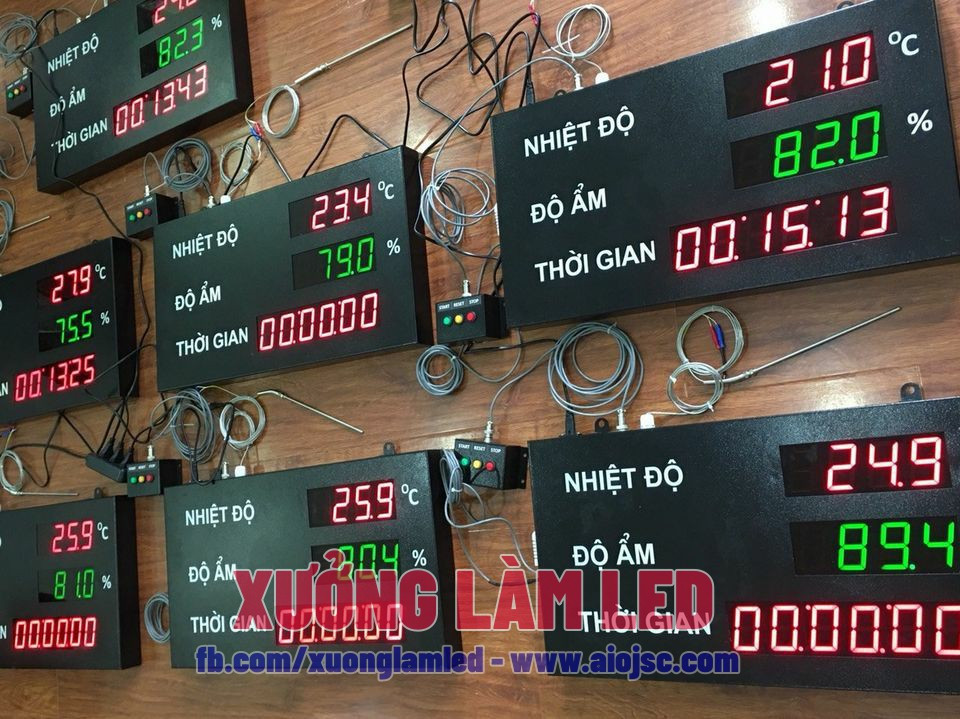 Đồng hồ LED điện tử công nghiệp