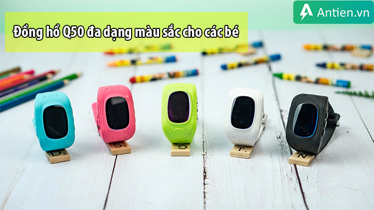 Đồng hồ định vị Wonlex Q50 nhiều màu sắc cho trẻ em