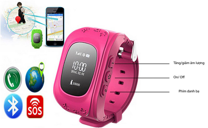 Đồng hồ định vị GPS trẻ em Wonlex Q50 giá rẻ