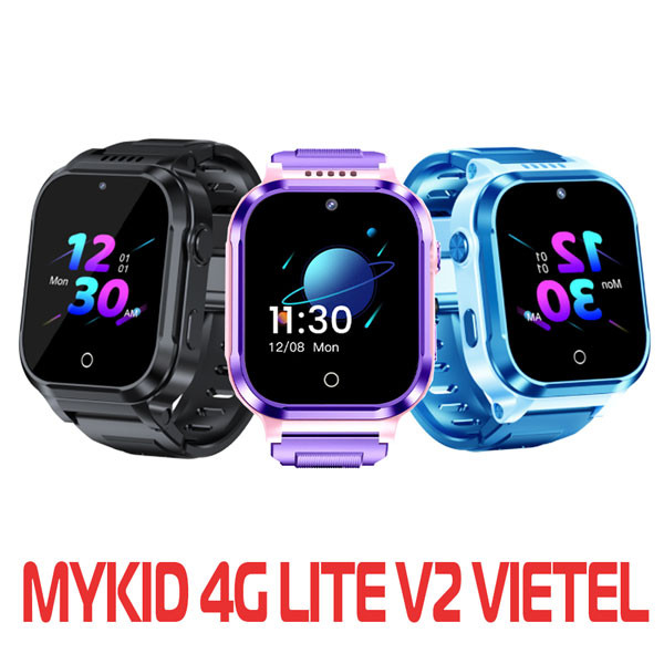 Đồng hồ điện thoại trẻ em giá rẻ MyKid 4G Lite V2 Viettel với pin bền