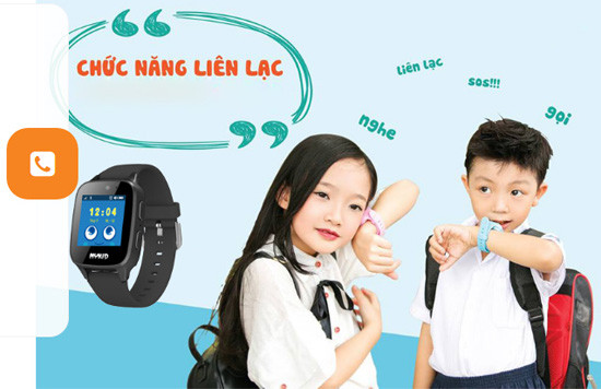 Tính năng gọi điện hai chiều trên đồng hồ định vị trẻ em MyKID