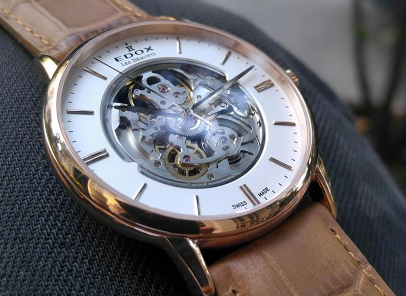 Dây đeo đồng hồ Edox chất lượng cao, từ da thật mềm mại đến kim loại bền bỉ