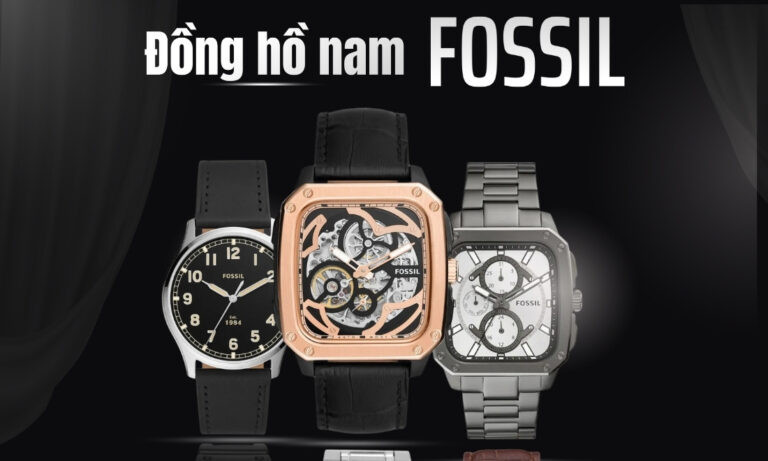 Fossil với chất liệu cao cấp và kiểu dáng thời trang