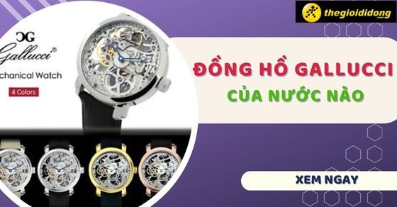 Đồng hồ Gallucci của nước nào sản xuất? Khám phá thương hiệu đồng hồ Ý đầy mê hoặc