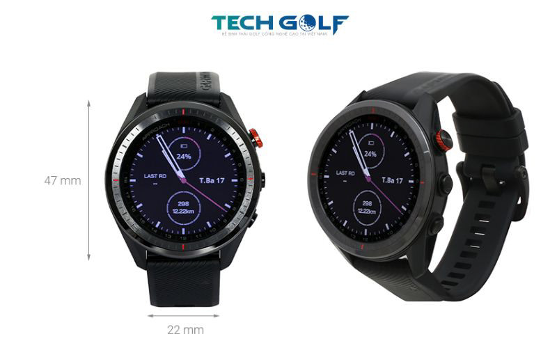 Đồng hồ Garmin Approach S62 với thiết kế sang trọng và bền bỉ