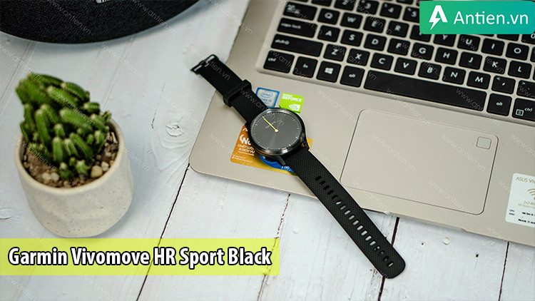 Đồng hồ thông minh Garmin Vivomove HR Sport màu đen