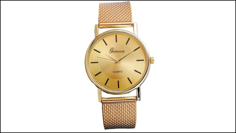 Đồng hồ Geneva PKHRGE005 màu vàng cổ điển và sang trọng