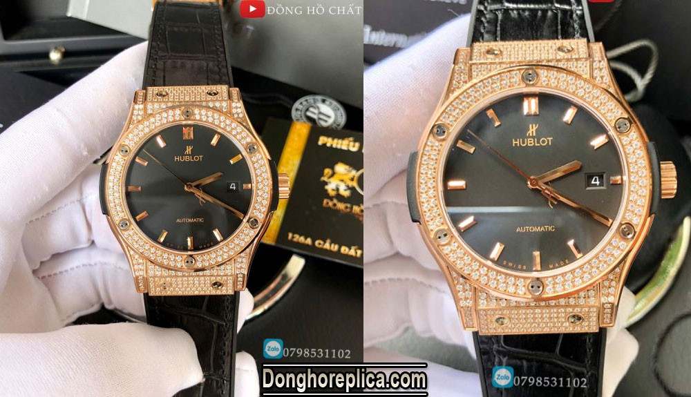 Đồng hồ Hublot Classic Fusion Titanium mạ vàng hồng, lựa chọn giá rẻ tinh tế