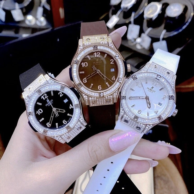 các mẫu đồng hồ Hublot nữ nạm kim cương
