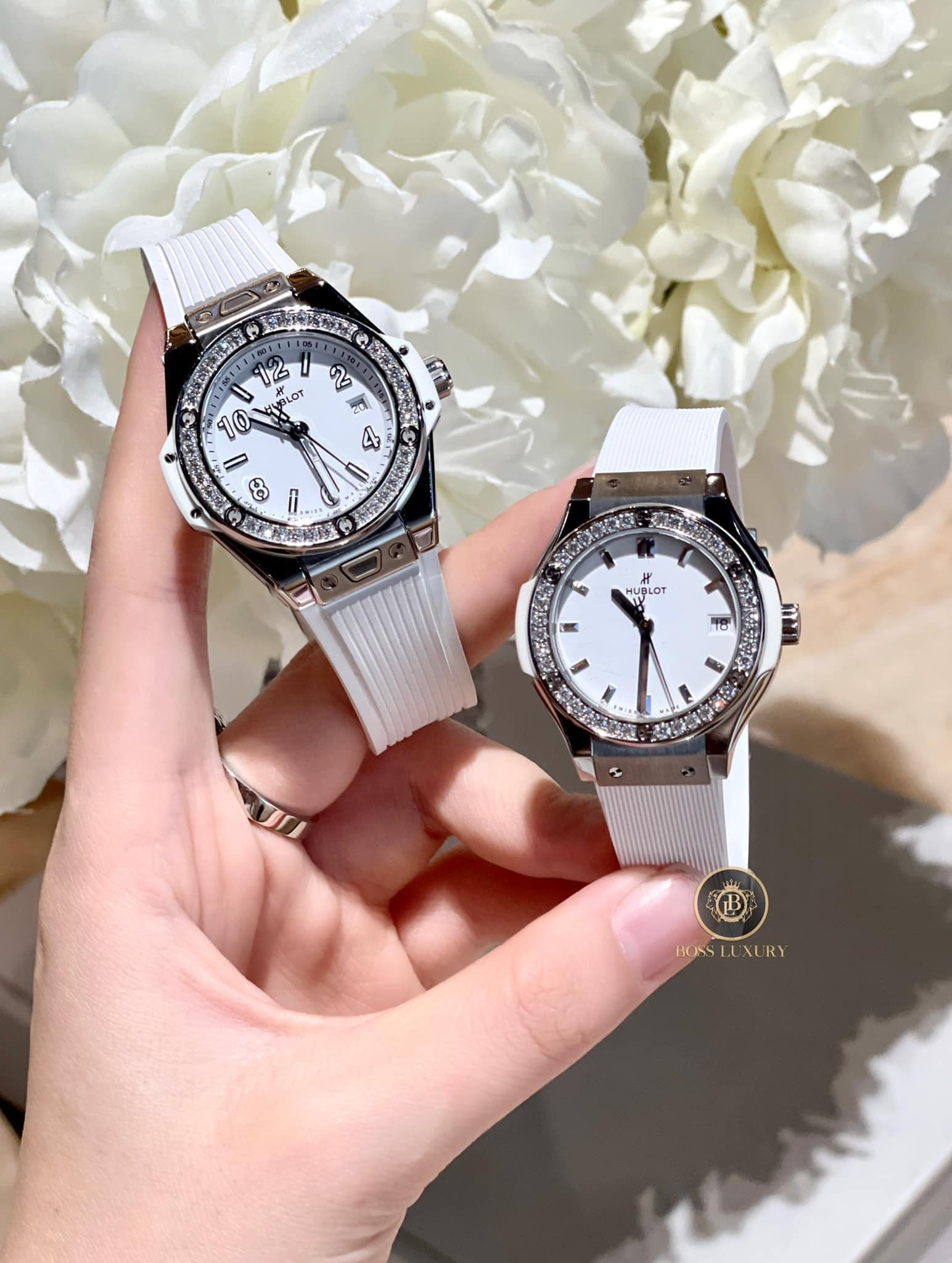 Đồng hồ Hublot nữ cao cấp với thiết kế sang trọng, hiện đại, thể hiện đồng hồ Hublot nữ giá bao nhiêu qua vẻ đẹp xa xỉ.