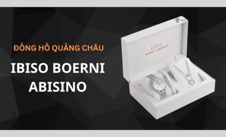 Thương hiệu đồng hồ IBSO thuộc công ty Guangzhou Boerni Aibisino