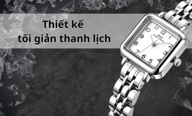 Thiết kế tối giản và thanh lịch của đồng hồ IBSO
