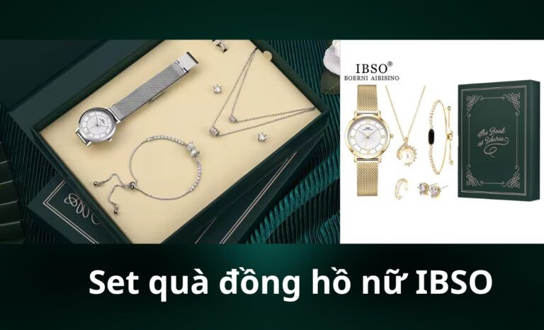 Set quà tặng đồng hồ nữ của IBSO