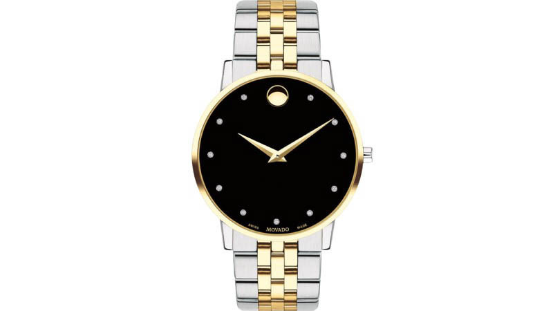 Đồng hồ Movado Museum Classic không kim không số nam