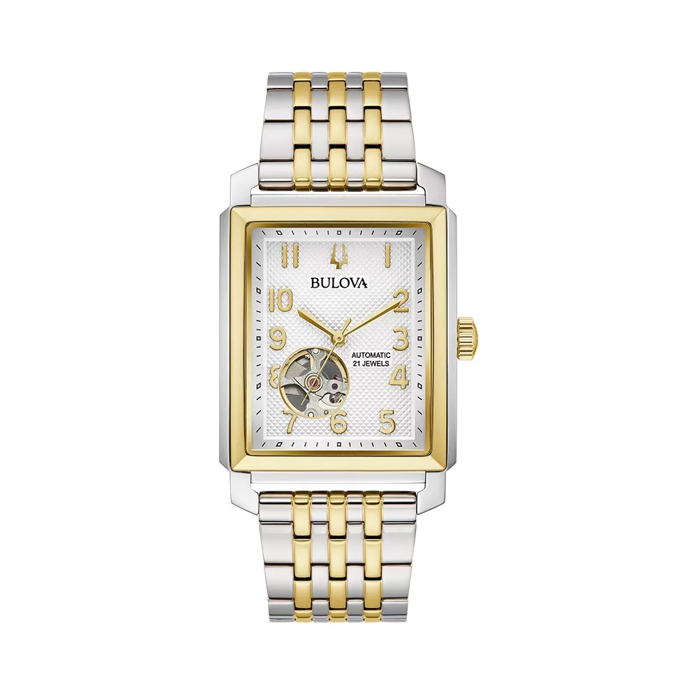 Đồng hồ Bulova Classic Sutton 98A308 mặt chữ nhật chính hãng