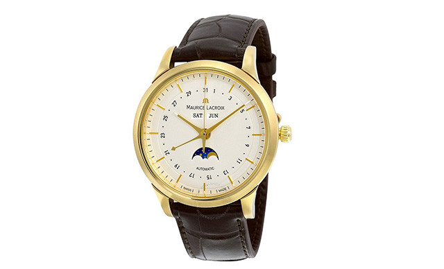 Đồng hồ Maurice Lacroix Les Classiques Phase De Lune vàng đúc 18K sang trọng