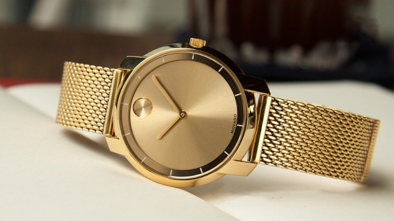 Chất liệu cao cấp tạo nên giá trị của đồng hồ Movado 1881