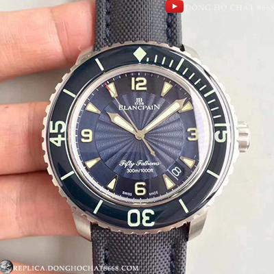 Đồng hồ Blancpain Fifty Fathoms, một mẫu sử dụng máy đồng hồ ETA 2836-2