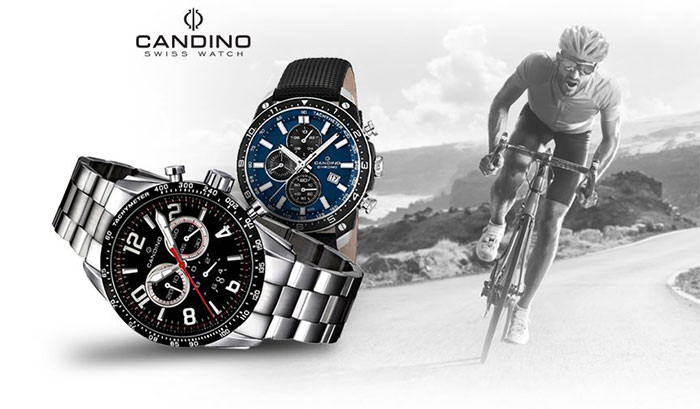 Đồng hồ Candino nam Thụy Sĩ, thép không gỉ 316L