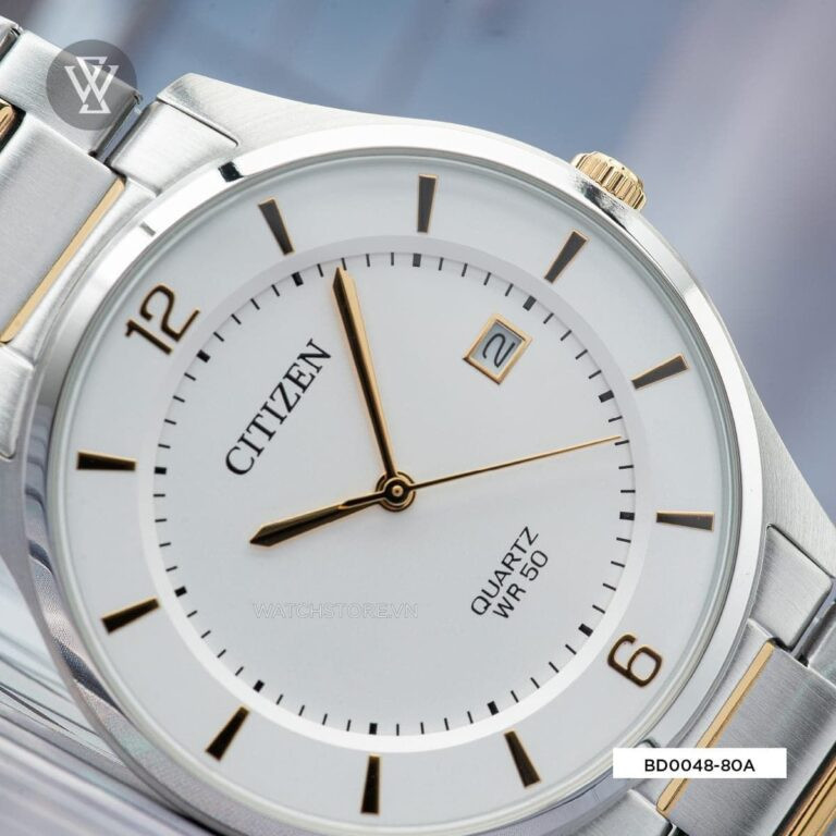 Đồng hồ Citizen BD0048-80A, một lựa chọn đồng hồ dưới 5 triệu với thiết kế kim loại tinh tế