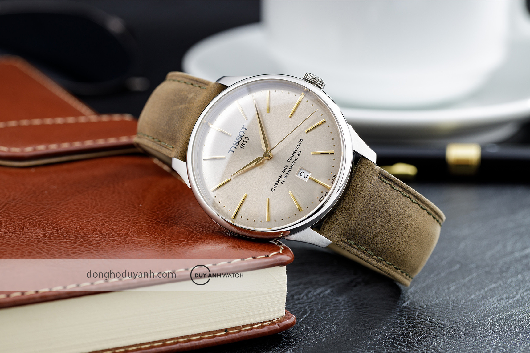 Đồng hồ nam Tissot Chemin des Tourelles Powermatic 80 T139.407.16.261.00