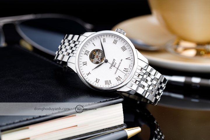 Đồng hồ nam Tissot Le Locle Powermatic 80 Open Heart T006.407.11.033.02