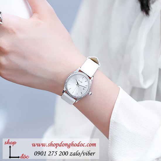 Đồng Hồ Dây Đá Trắng Nữ: Biểu Tượng Của Sự Thanh Lịch Vượt Thời Gian