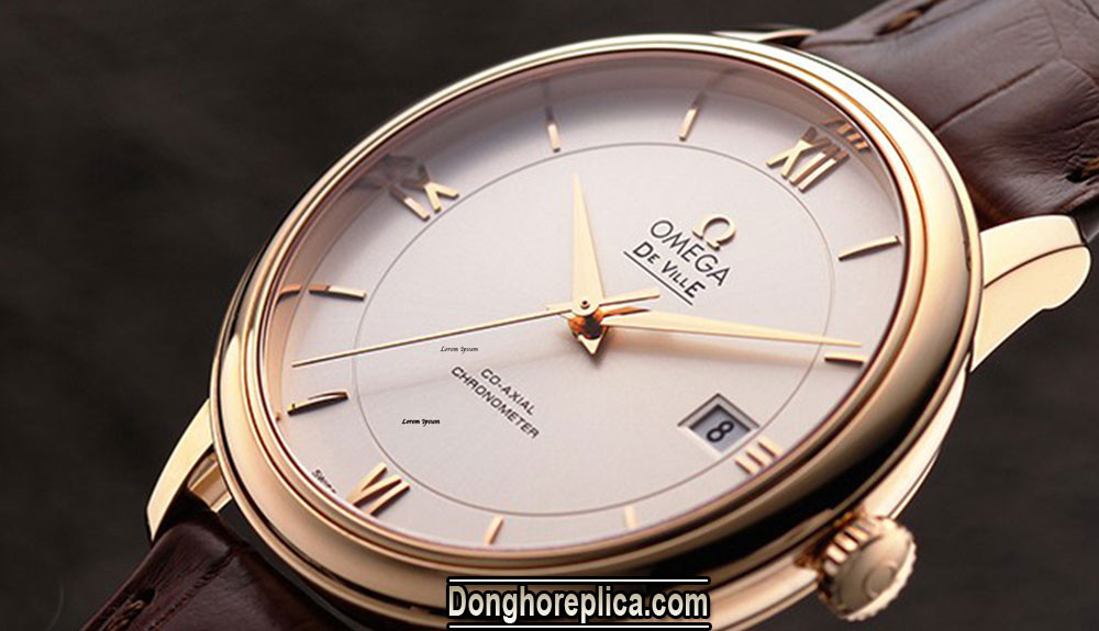 Cận cảnh bộ máy Automatic Calibre 2500 của Omega Deville 88168178 Swiss 3105G