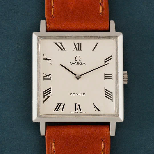 Đồng hồ Omega nữ mặt vuông De Ville Ref. 111.024 cổ điển