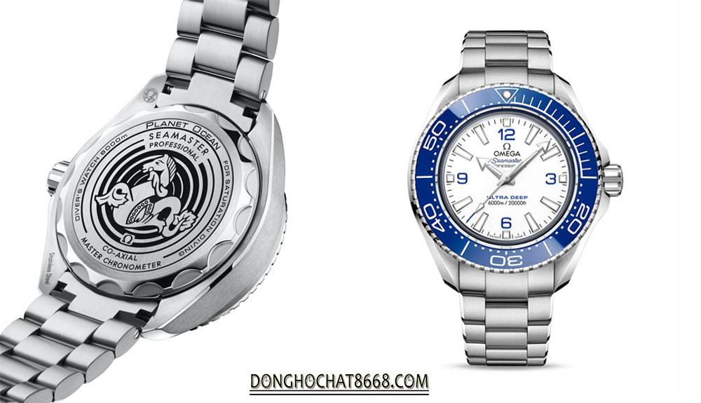 Omega Seamaster Planet Ocean Ultra Deep White 45.5m, đỉnh cao của đồng hồ lặn sâu