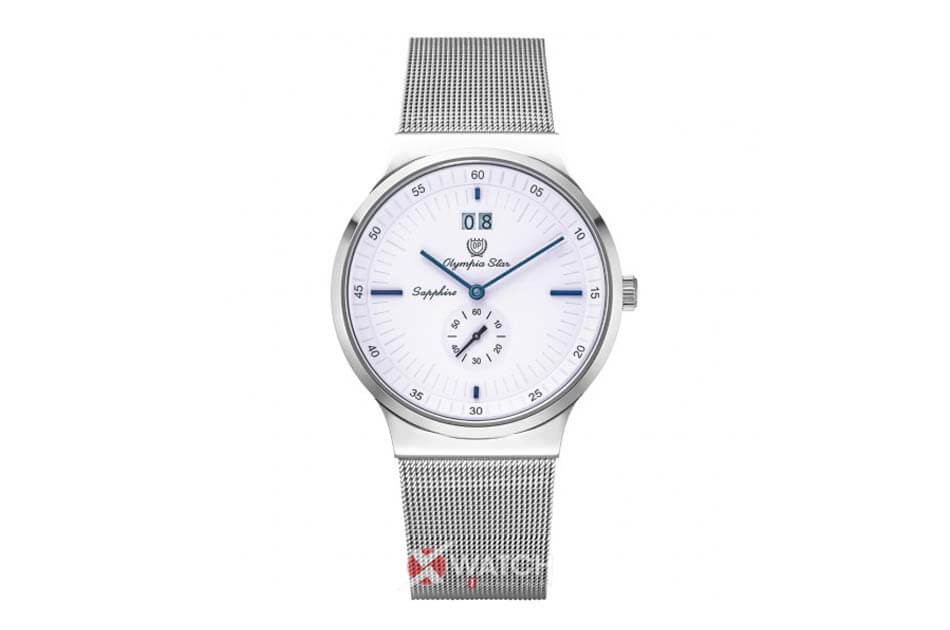 Mẫu đồng hồ dây lưới giá rẻ OP OPA58078MS-T mặt trắng thanh lịch