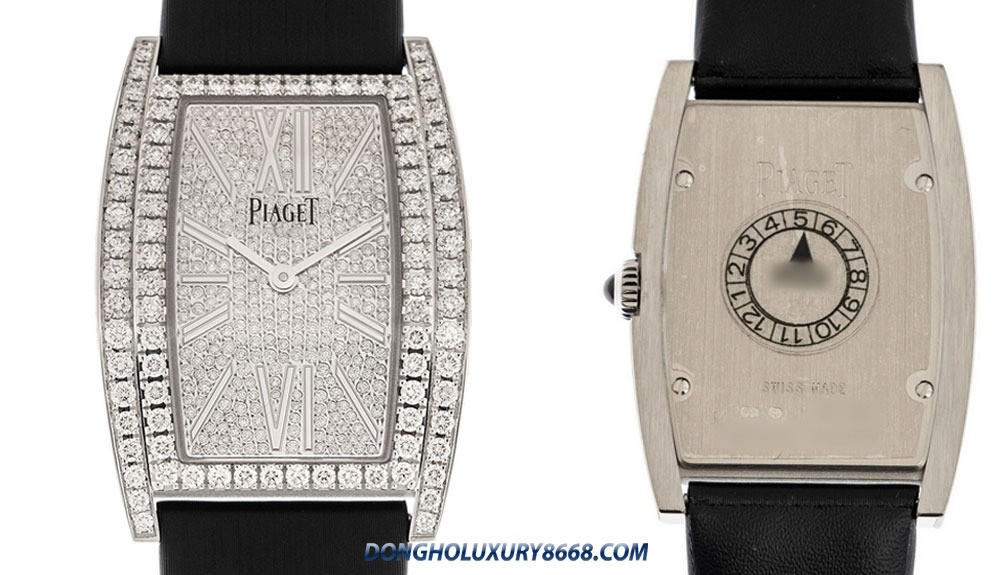 Đồng hồ Piaget Limelight G0A39193 mặt Tonneau vàng trắng đính kim cương