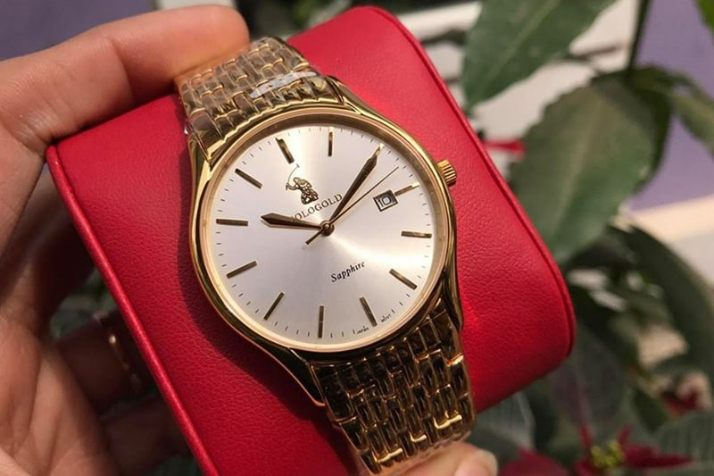 Đồng hồ Polo Gold trang bị bộ máy Quartz Thụy Sĩ và Nhật Bản