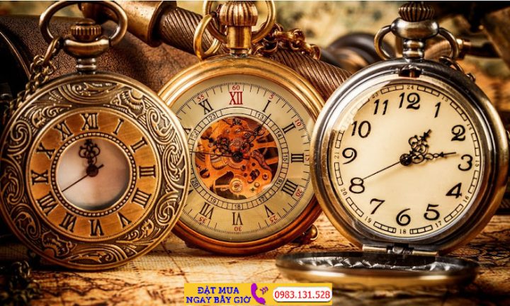 Đồng hồ quả quýt Nhật Bản cổ điển với thiết kế tinh xảo
