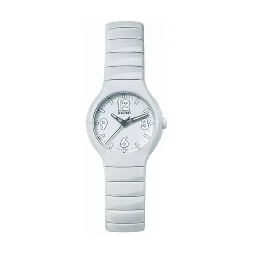Đồng hồ Rado Quartz R27696012 27mm vỏ Ceramic trắng, phù hợp cho nữ