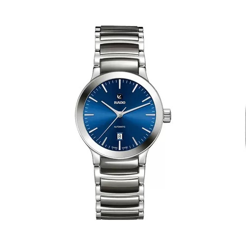 Đồng hồ Rado Centrix Automatic R30011202 28mm tự động mặt xanh cá tính cho nữ