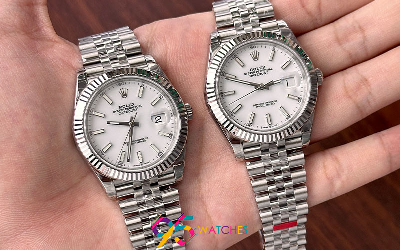Đồng hồ Rolex Datejust Replica 1:1 mặt trắng dây Jubilee, một lựa chọn thanh lịch trong tầm giá 10 triệu