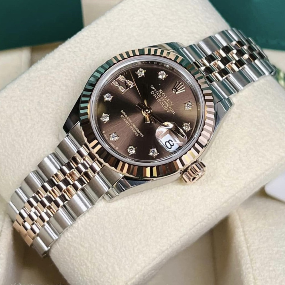 Rolex Lady-Datejust 279171-0003 mặt số Chocolate, mẫu đồng hồ nữ tinh tế trong các dòng đồng hồ của Rolex