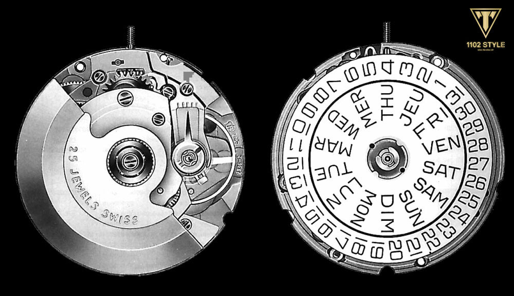 Đánh giá chi tiết bộ máy ETA 2824-2 trên đồng hồ Rolex