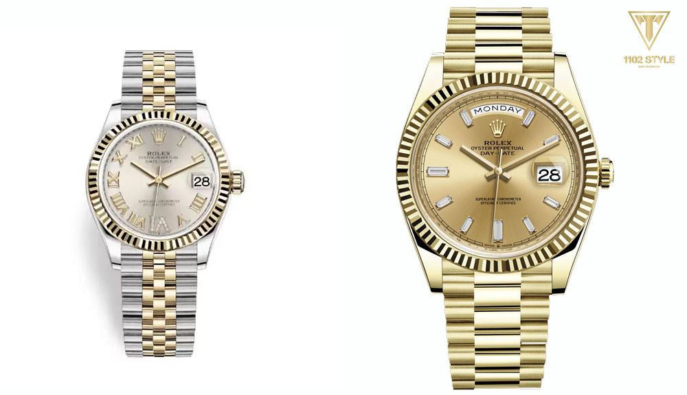 Các mẫu đồng hồ Rolex Datejust và Day-Date 40 sử dụng bộ máy nâng cấp