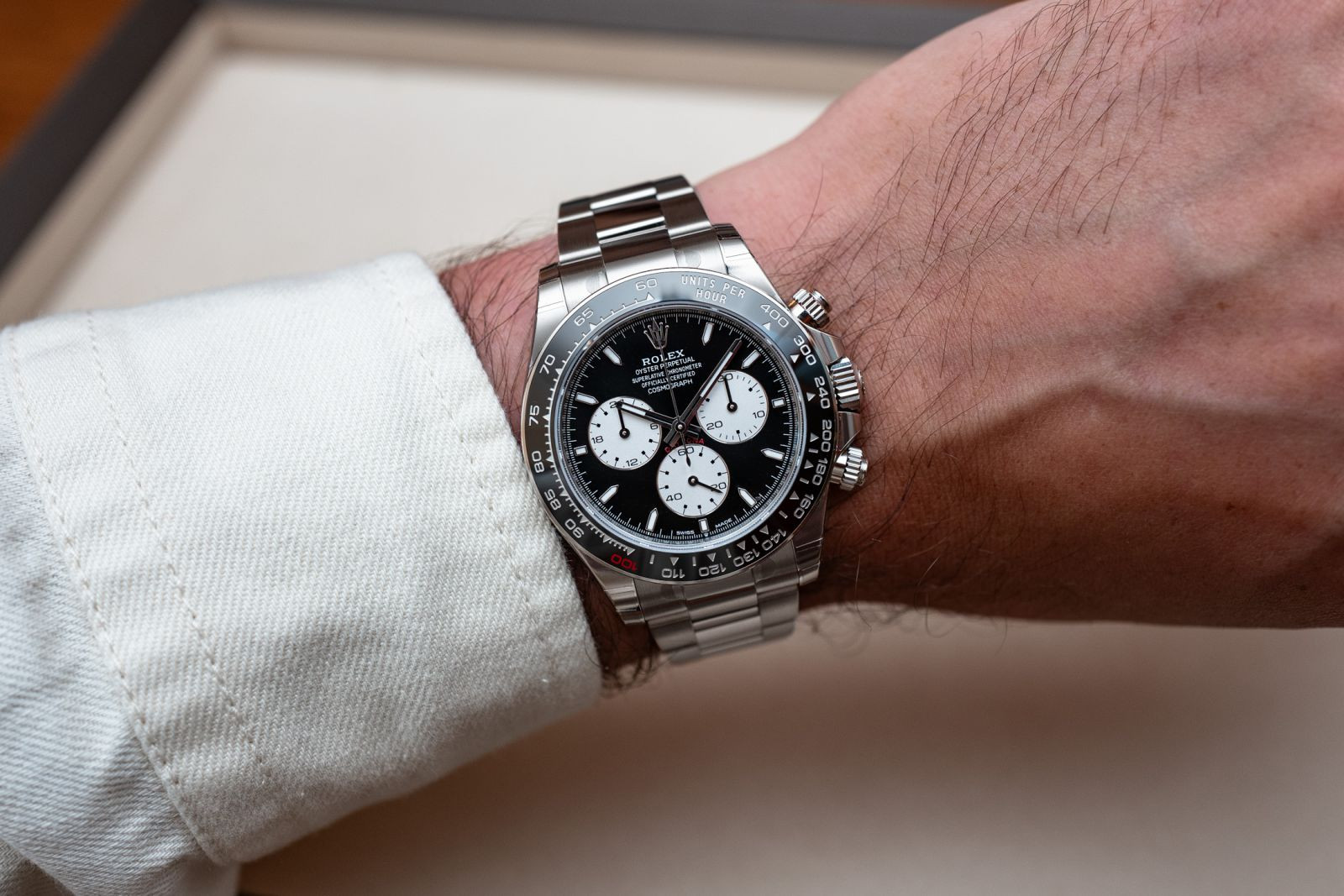 rolex daytona chronograph dây kim loại thể thao