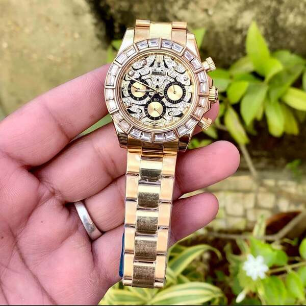 Mặt số vân hổ độc đáo của đồng hồ Rolex nam đính kim cương Cosmograph Daytona Eye Of Tiger
