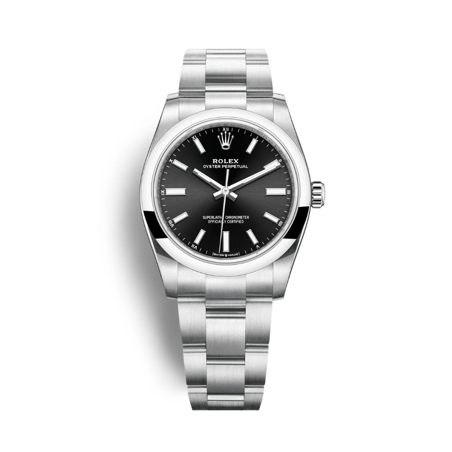 Đồng hồ Rolex Oyster Perpetual 41mm mặt số đen