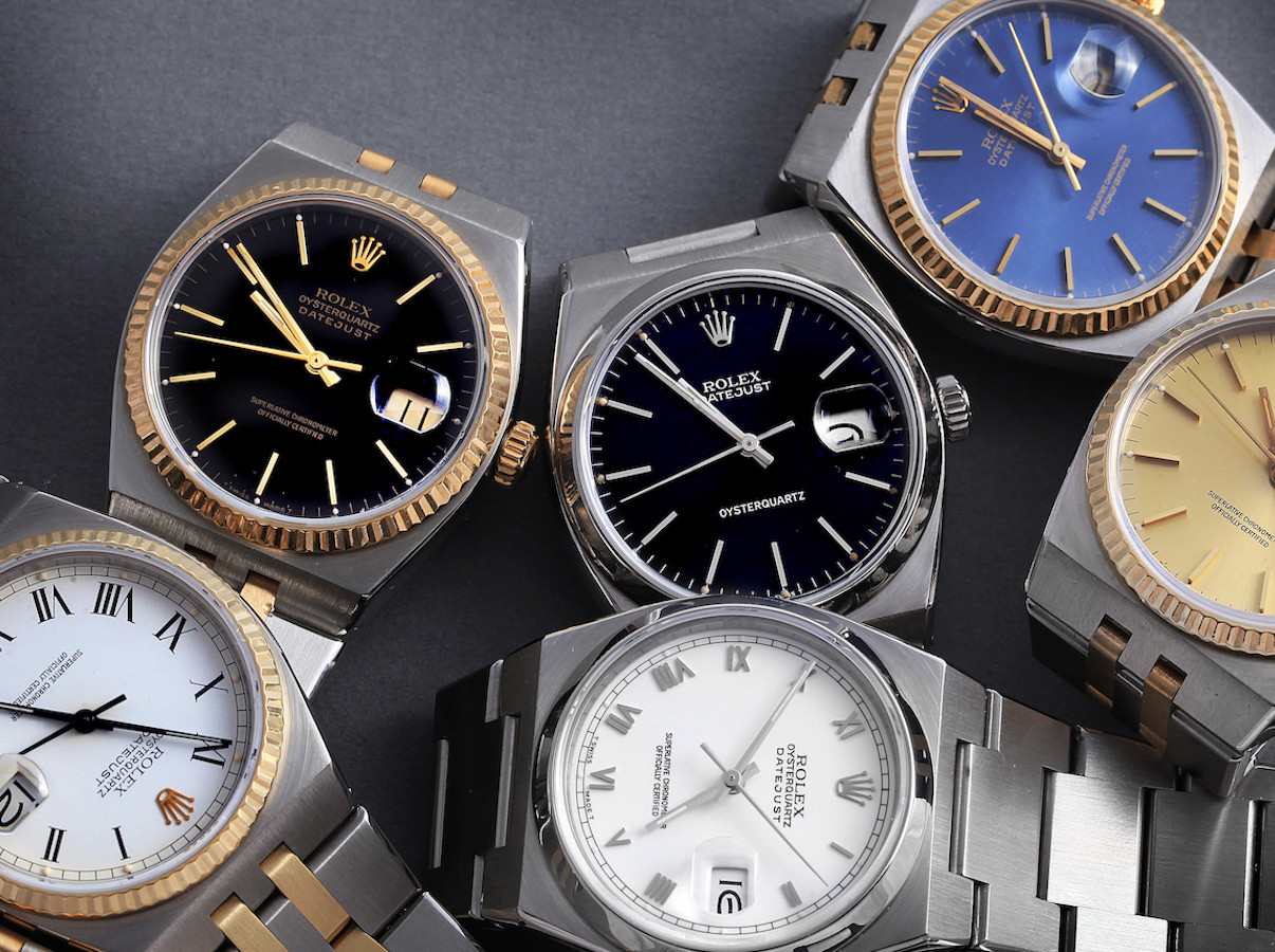 Mẫu đồng hồ Rolex quartz kinh điển, thể hiện sự đa dạng về thiết kế trong phân khúc đồng hồ quartz giá bao nhiêu trên thị trường.