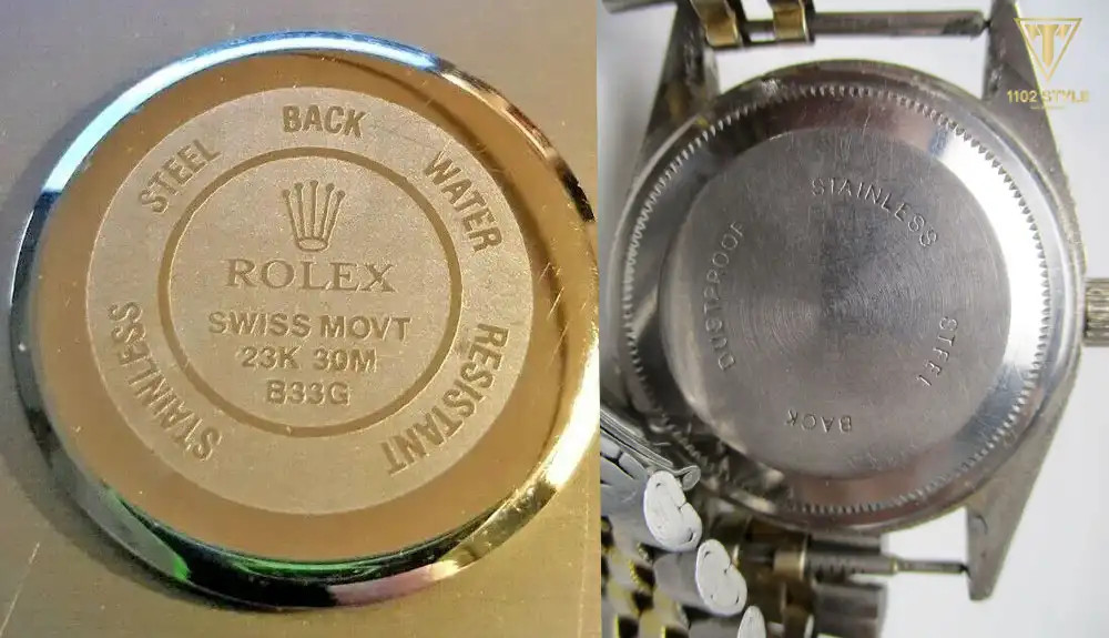 Đồng hồ Rolex Stainless Steel Back Water Resistant với thiết kế đẳng cấp