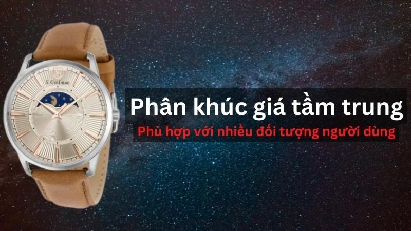 Đồng hồ S Coifman với mức giá phải chăng phù hợp nhiều đối tượng