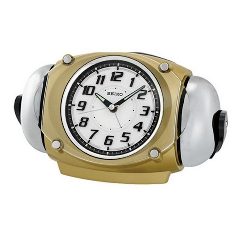 Đồng hồ báo thức để bàn SEIKO QHK043G với chuông cực to