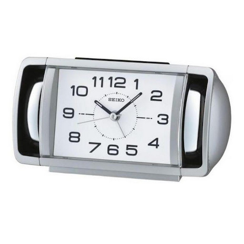 Đồng hồ báo thức để bàn SEIKO QHK052S với thiết kế chuông kép độc đáo