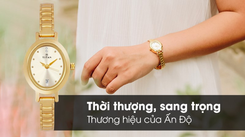 Đồng hồ Titan mang phong thái quý tộc đậm chất Ấn Độ, nổi bật với vẻ ngoài sang trọng